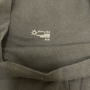 OFFLINE by Aerie Black Hoodie